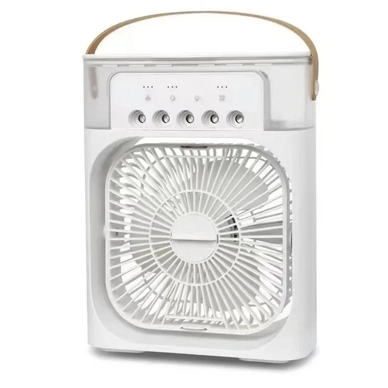 Portable Hydrocooling Air Cooler with Humidifier and 3-Speed Fan for Household and Office
