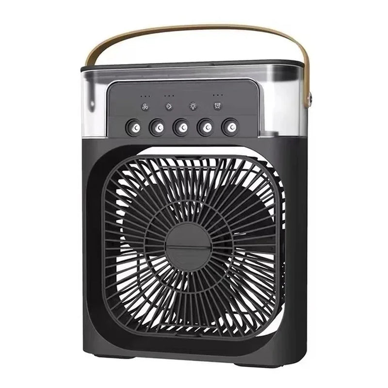 Portable Hydrocooling Air Cooler with Humidifier and 3-Speed Fan for Household and Office
