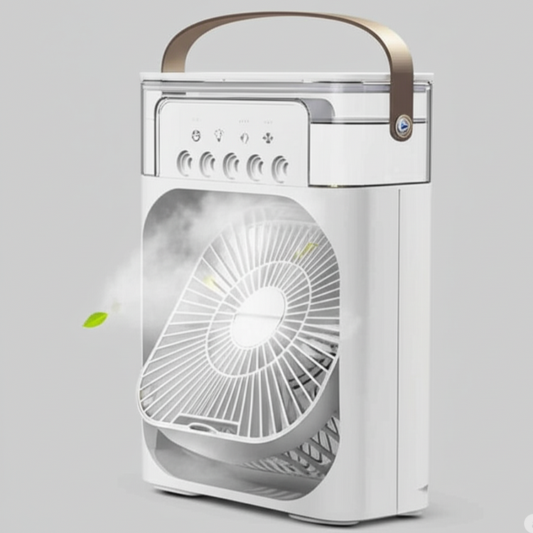 white Freezebreeze fan 3 in 1 white background minty scent 