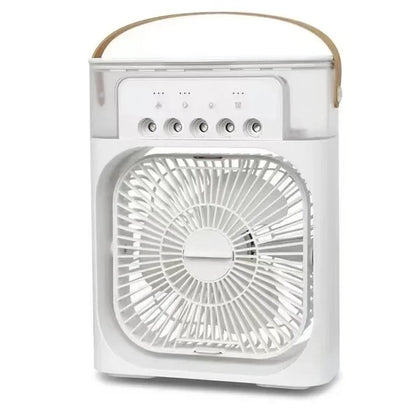 Portable Hydrocooling Air Cooler with Humidifier and 3-Speed Fan for Household and Office