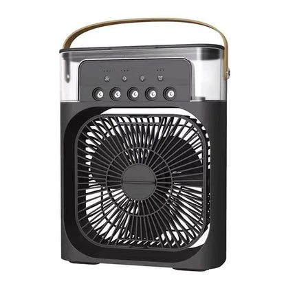 Portable Hydrocooling Air Cooler with Humidifier and 3-Speed Fan for Household and Office
